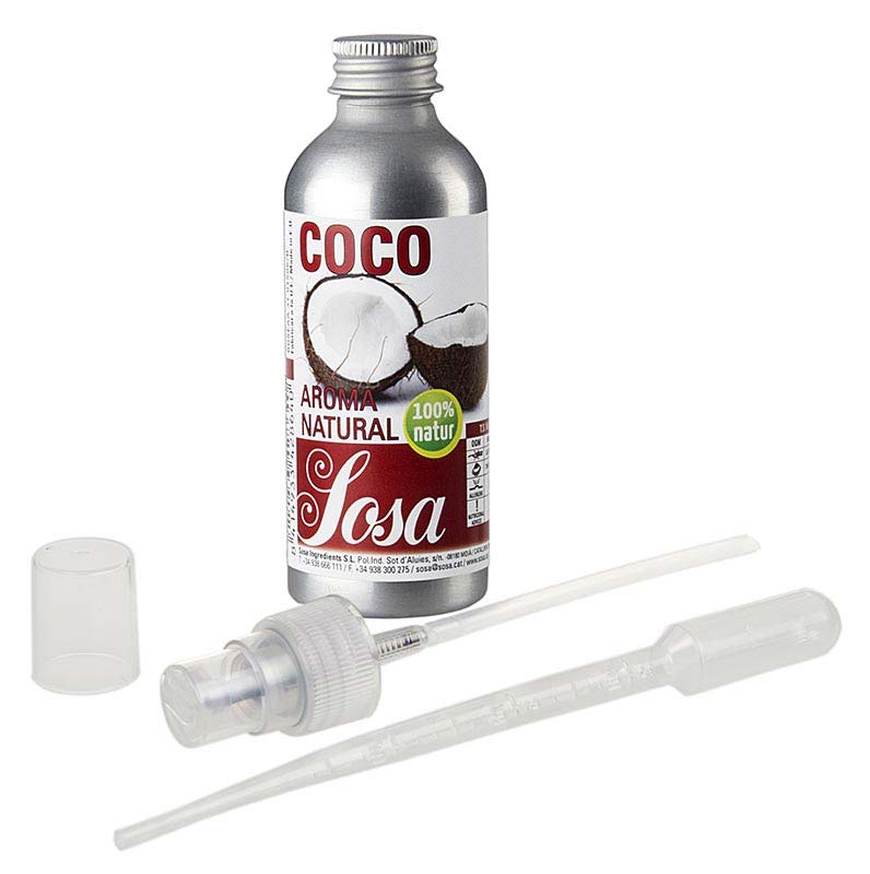 Aroma natural coconut, liquid, sosa - 1000 g - bottle