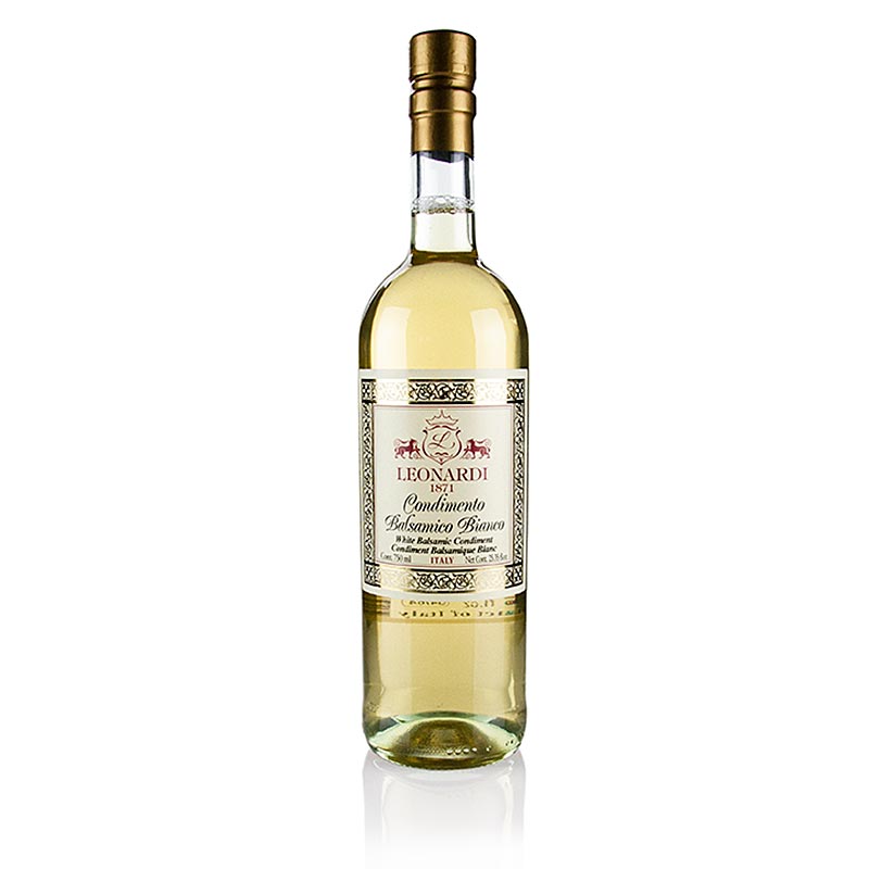 Balsamico Bianco Oro Nobile, 4 Jahre, Eichenholzfass, Leonardi G4764 - 750 ml - Flasche