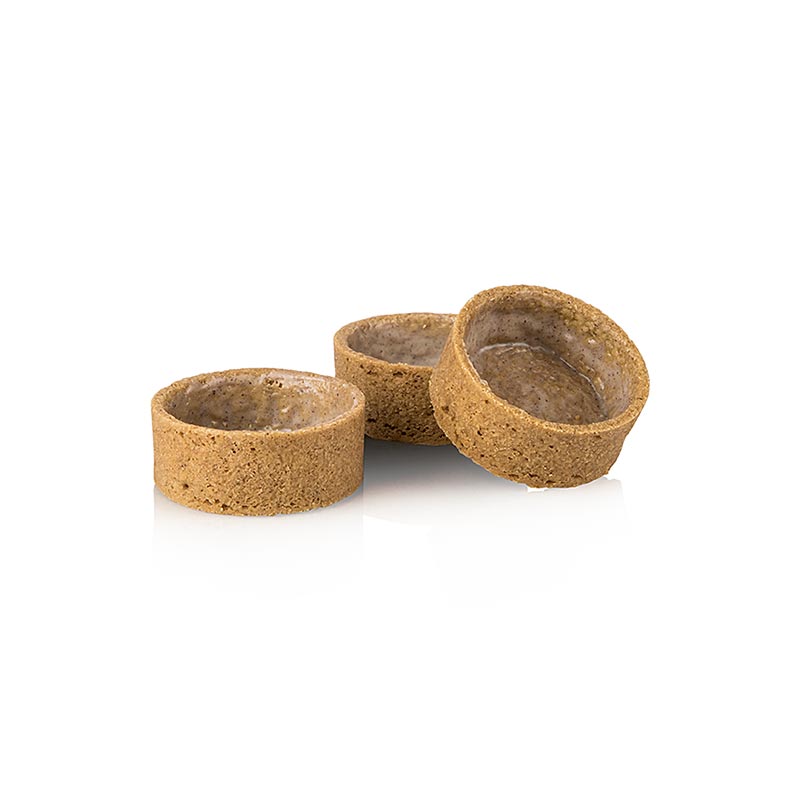Dessert-Tartelettes Spekulatius, gecoated, Ø 48 x 19 mm h - 1,375 kg, 125 St - Karton Dessert-Tartelettes Spekulatius, gecoated, Ø 48 x 19 mm h - 1,375 kg, 125 St - Karton