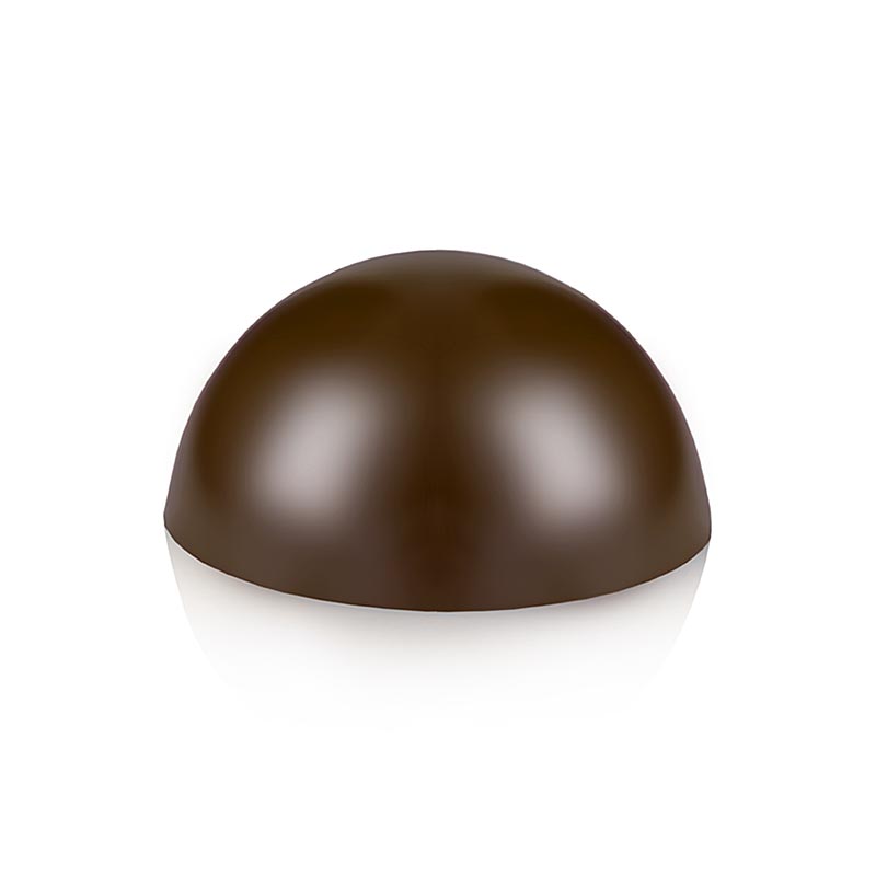 Schokoform Halbkugel, groß, dunkel, Ø 80 x 40 mm - 900 g, 45 St - Karton