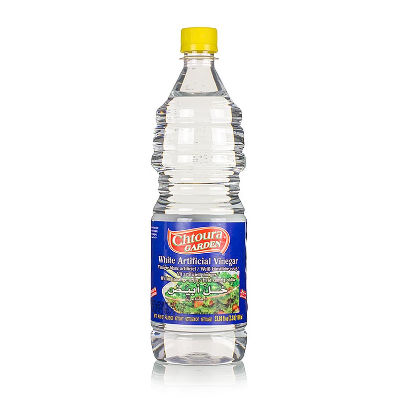 Weißer Essig, 5 % Säure, Chtoura Garden - 1 l - Flasche