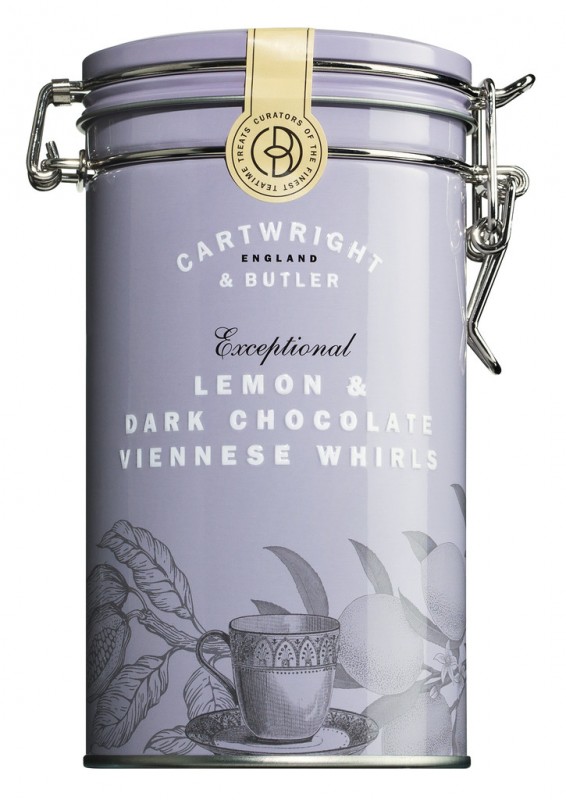 Pastries With Lemon And Dark Chocolate Can Lemon And Dark Chocolate Viennese Whirl Cartwright And Butler 0 G Can