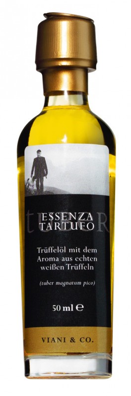 Essenza di tartufo bianco, Trüffelöl mit dem Aroma von echtem weißen Trüffel - 50 ml - Flasche Essenza di tartufo bianco, Trüffelöl mit dem Aroma von echtem weißen Trüffel - 50 ml - Flasche
