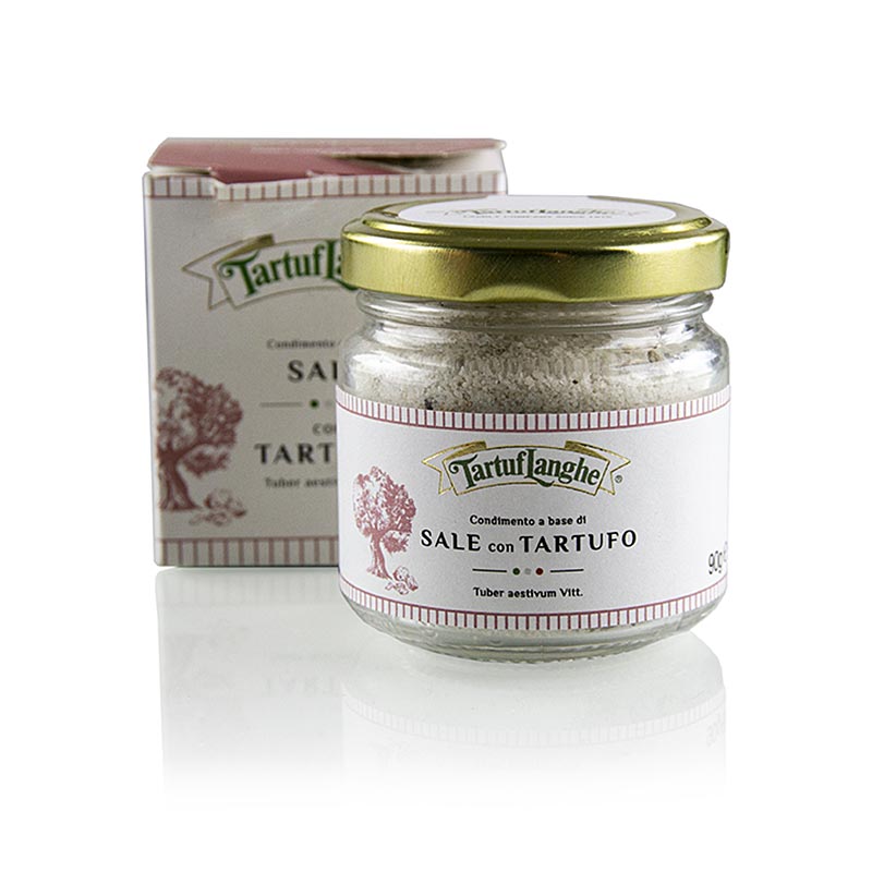 TARTUFLANGHE French sea salt with summer truffle (tuber aestivum) - 90 g - Glass