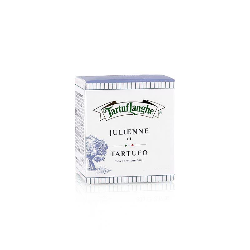 TARTUFLANGHE Julienne de Tartufo (Trüffelstreifen) Sommertrüffel, gewürzt - 90 g - Glas