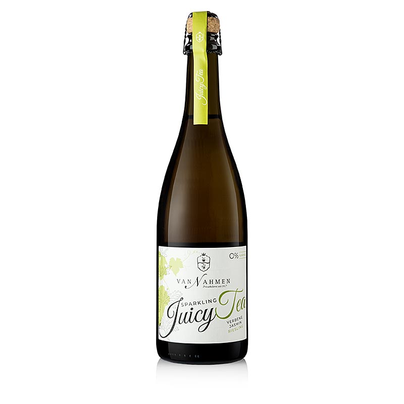 Sparkling Juicy Tea - Verbene - Jasmin - Riesling, van Nahmen, BIO - 750 ml - Flasche