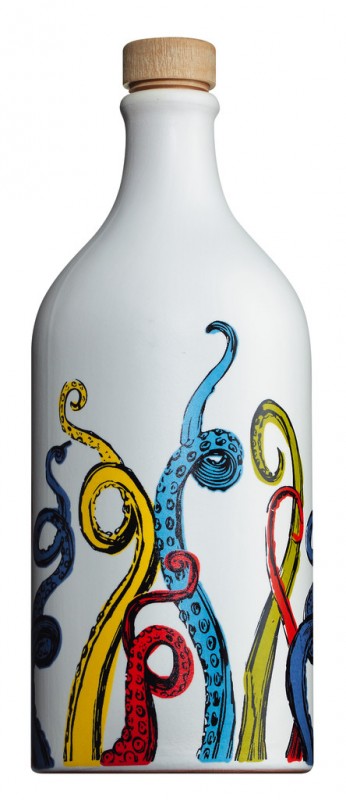 Olio extra virgin tentacoli, extra virgin olive oil, in a jug, tentacles, Muraglia - 500 ml - piece