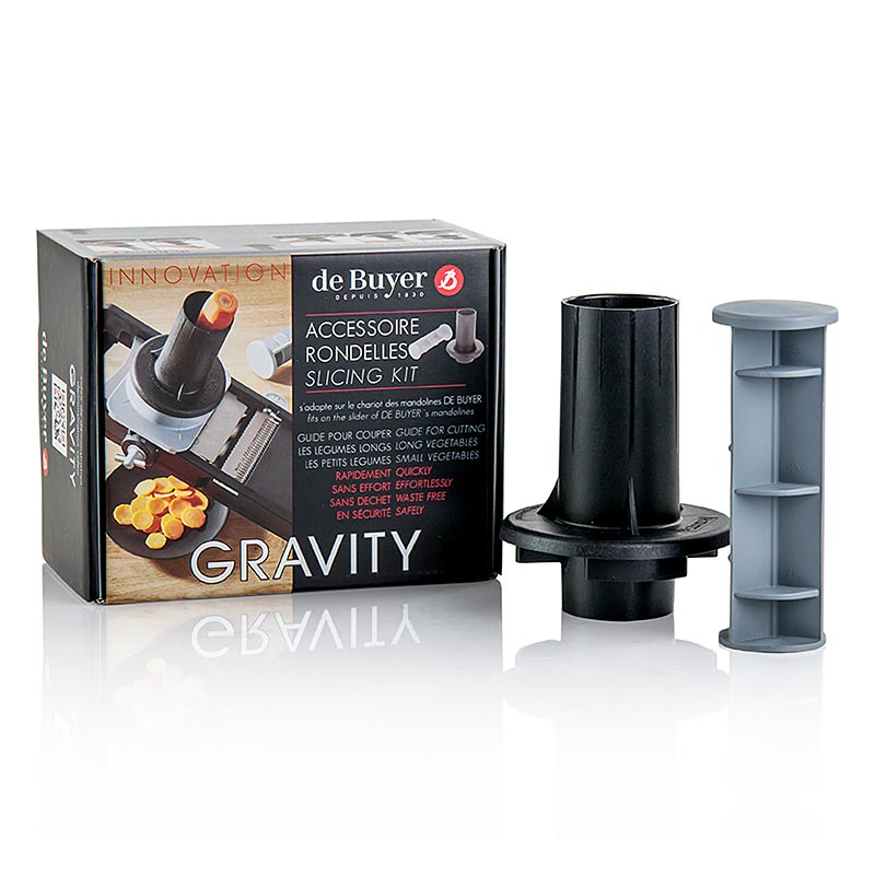 Gravity set snijhulp, voor mandoline, de koper - 1 stuk - Karton