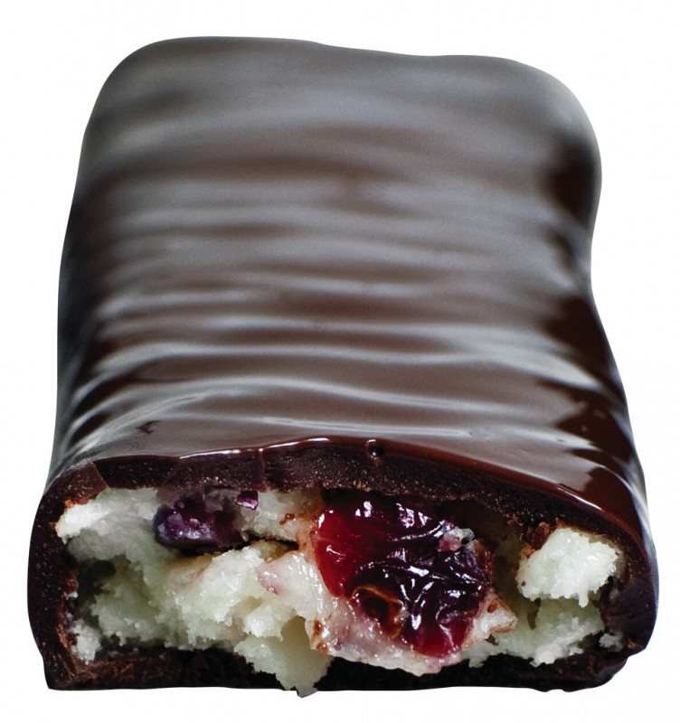 Grainy Billy, Zartbitterschokoladenriegel m.Kokos + Cranberries, Simply Chocolate - 40 g - Stück Grainy Billy, Zartbitterschokoladenriegel m.Kokos + Cranberries, Simply Chocolate - 40 g - Stück
