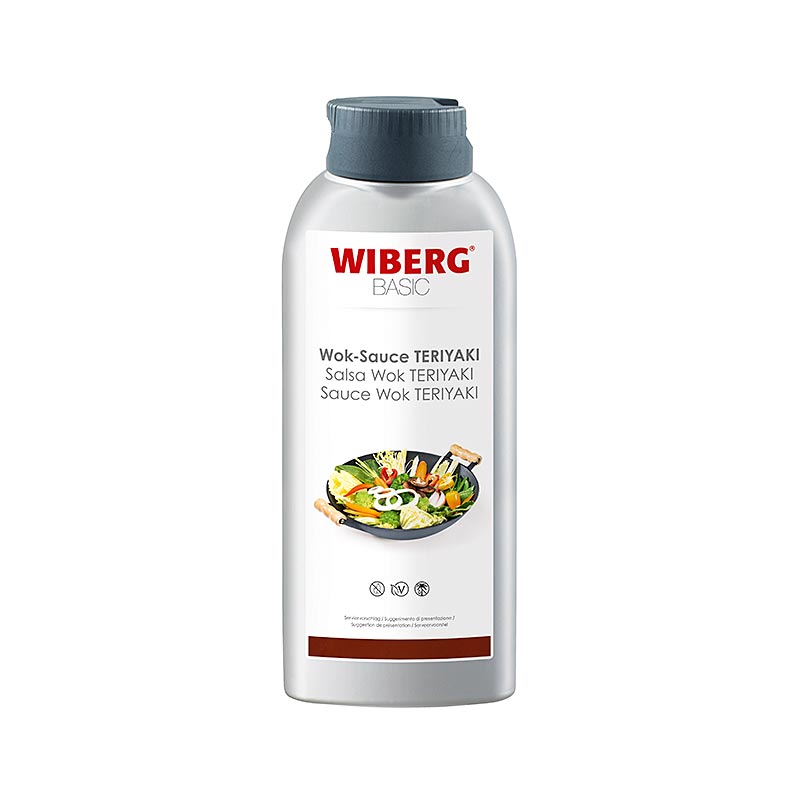 WIBERG BASIC Wok Sauce Teriyaki, Squeezeflasche - 652 ml - Pe-flasche