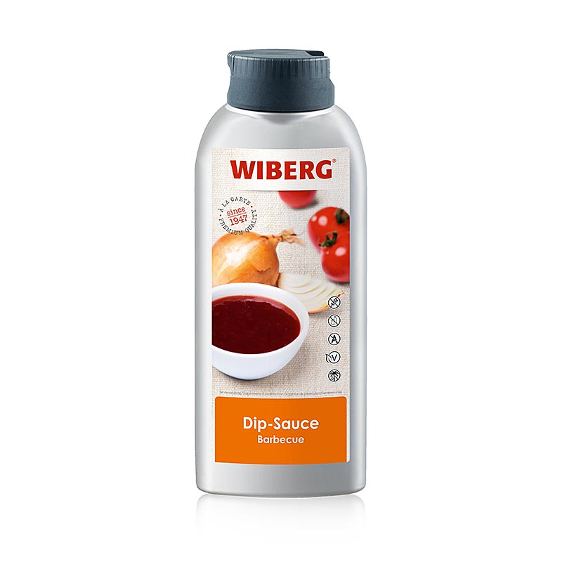 WIBERG Dip-Sauce Barbecue, tomates au piquant doux - 695 ml - Bouteille en PE