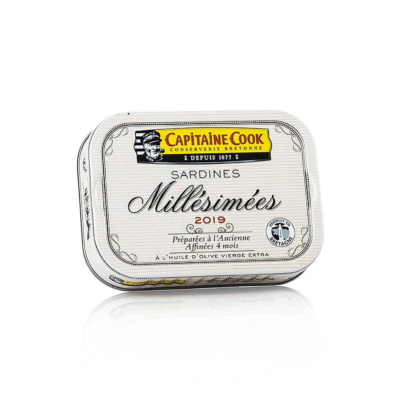 Sardinen, ganz, in Olivenöl, Jahrgang 2019, Frankreich - 115 g - Dose Sardinen, ganz, in Olivenöl, Jahrgang 2019, Frankreich - 115 g - Dose