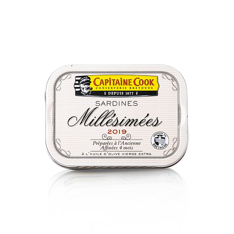 Sardinen, ganz, in Olivenöl, Jahrgang 2019, Frankreich - 115 g - Dose Sardinen, ganz, in Olivenöl, Jahrgang 2019, Frankreich - 115 g - Dose