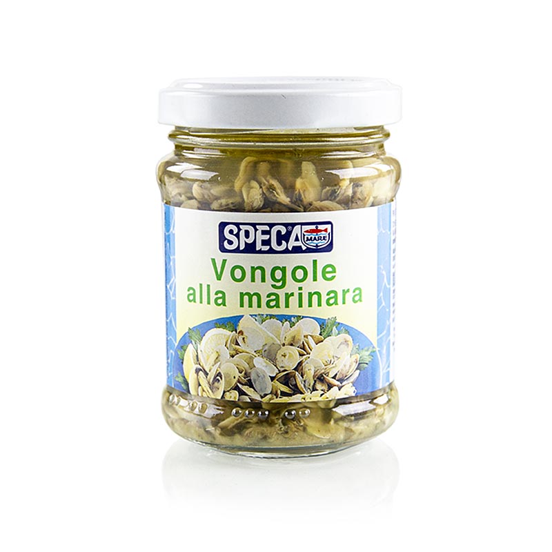 Vongole-mosselen, gemarineerd, speca - 130 g - Glas