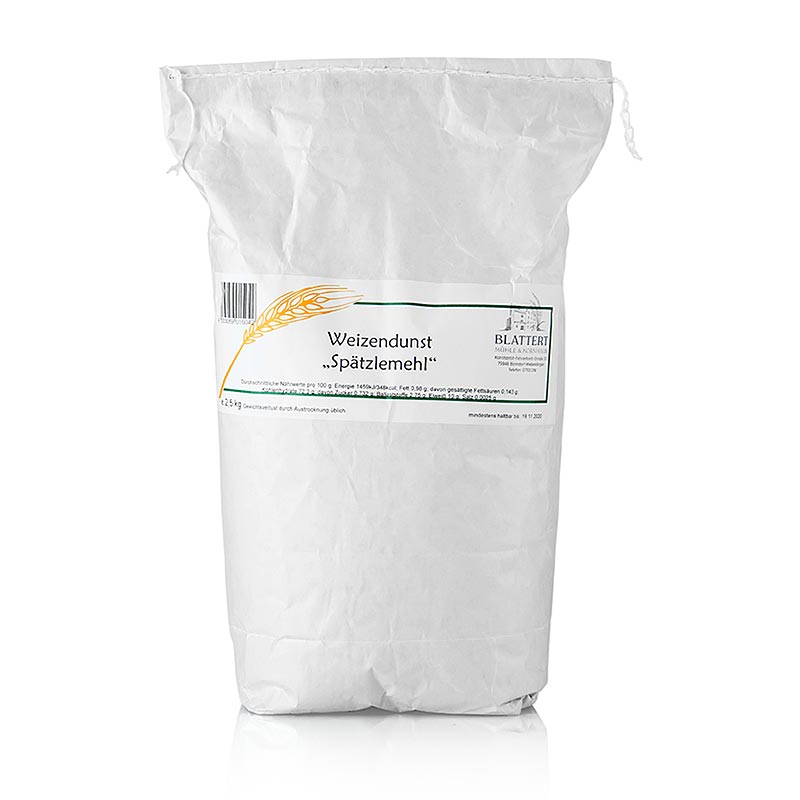 Haze wheat flour, double-grip, for spaetzle / strudel, Blattert Mühle - 2.5 kg - bag