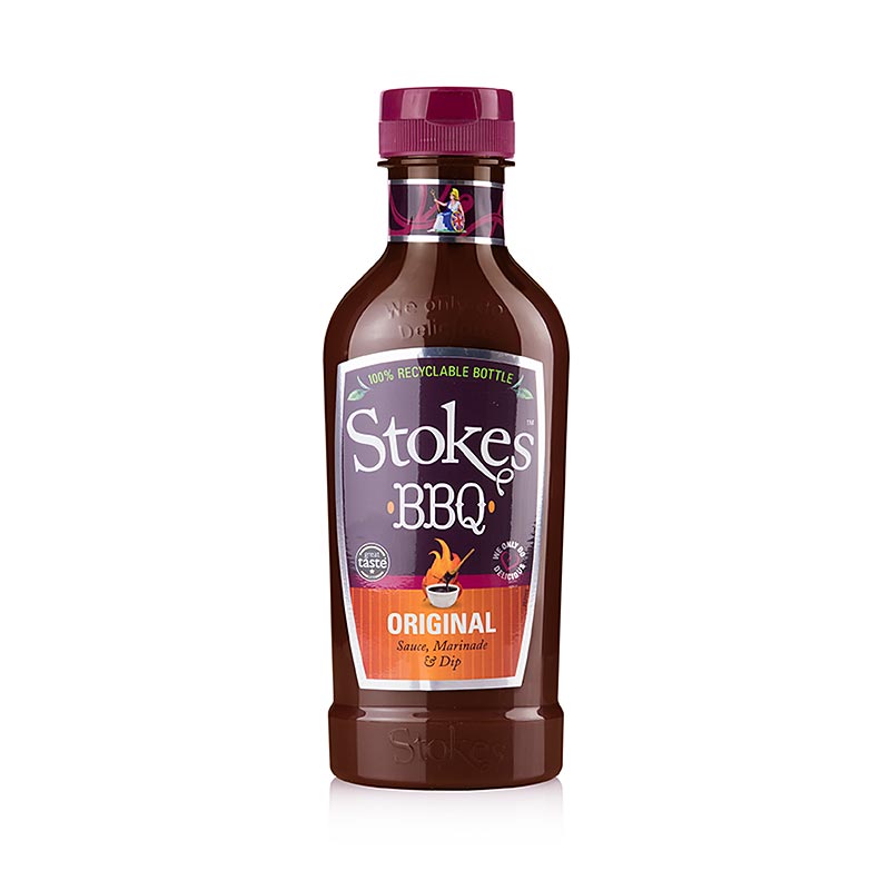 Stokes BBQ Sauce Original, rauchig & süß - 408 ml - Pe-flasche
