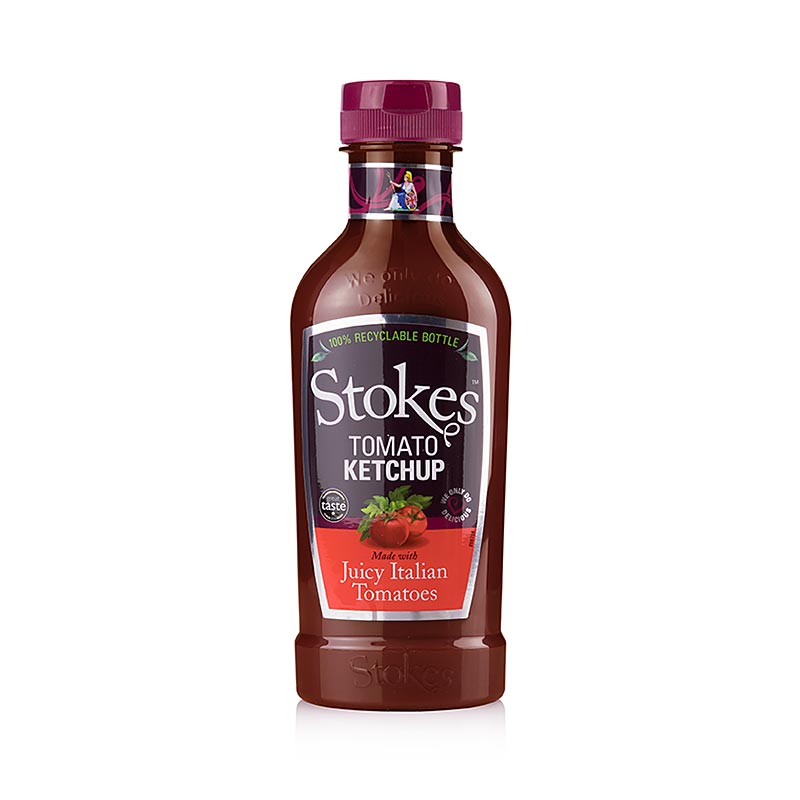 Stokes Real Tomato Ketchup - 411 ml - Pe-flasche Stokes Real Tomato Ketchup - 411 ml - Pe-flasche