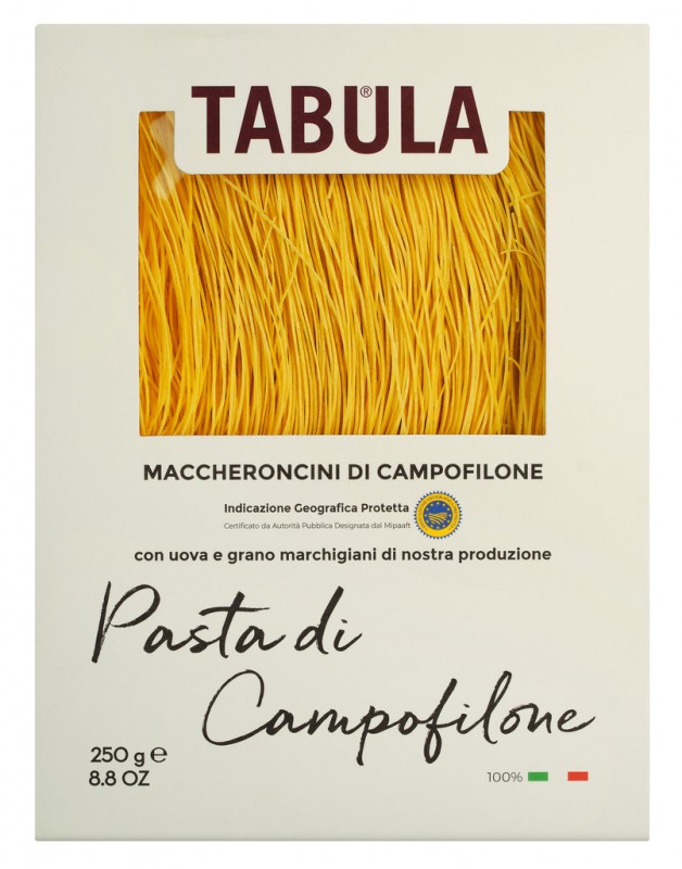 Tabula - Maccheroncini di Campofilone IGP, Eiernudeln, La Campofilone - 250 g - Packung
