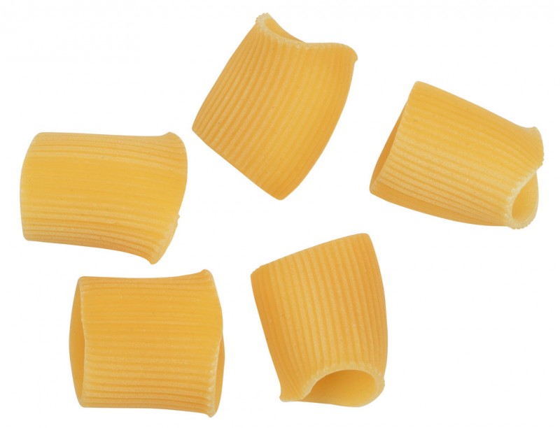 Mezzi paccheri rigati, Le Leggendarie, Hartweizengrießnudeln, Rummo - 12 x 500 g - Karton