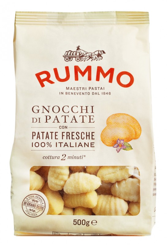 Gnocchi di patate, potato dumplings, rummo - 500 g - pack