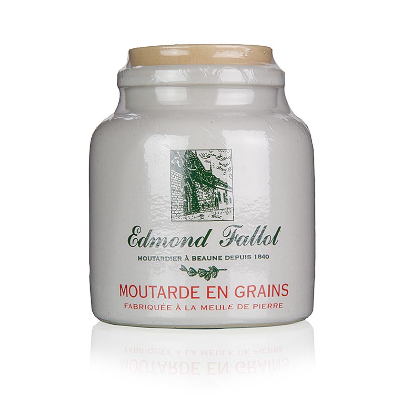 Dijon mustard, coarse, Edmond Fallot - 250 ml - pot