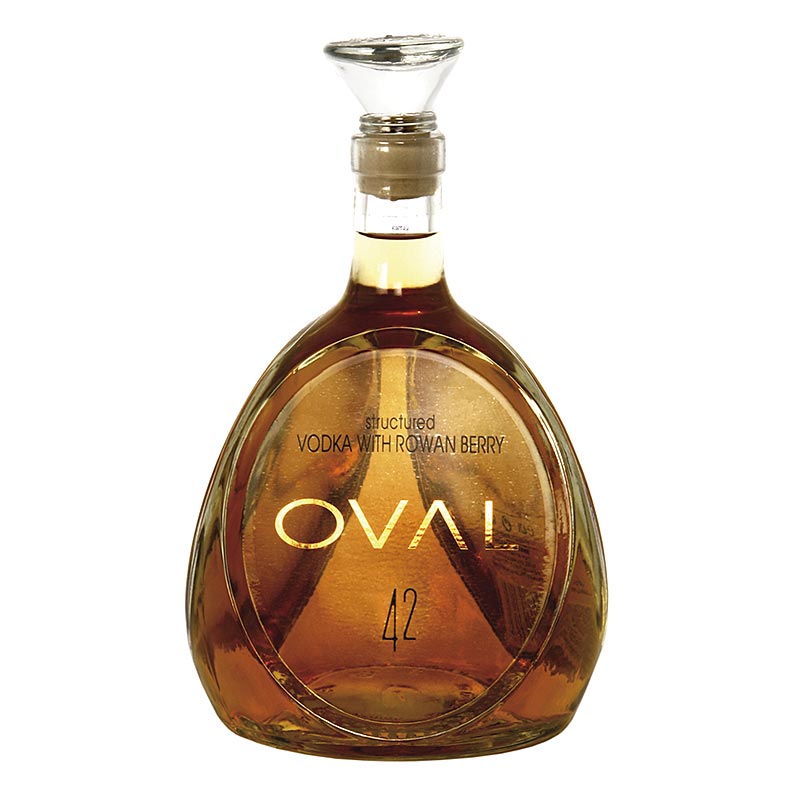 Vodka Oval, dunkel, mit Vogelbeere, aus sterreich, 42% vol. - 0,7 l - Flasche Vodka Oval, dunkel, mit Vogelbeere, aus sterreich, 42% vol. - 0,7 l - Flasche