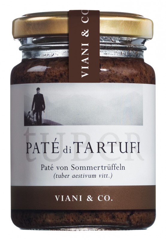 Pate di tartufi, Pate von Sommertrüffeln - 90 g - Glas