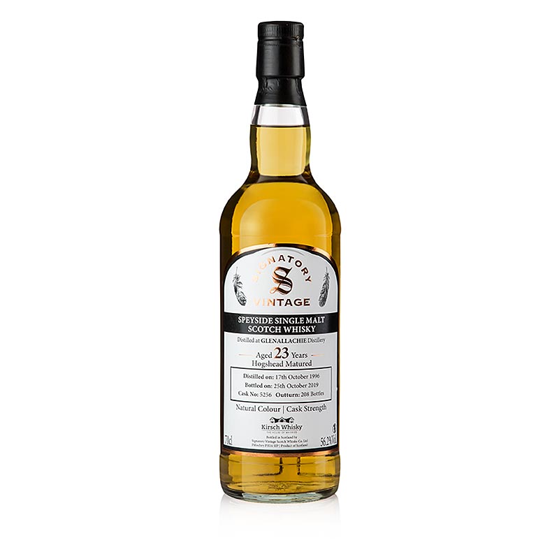 Single Malt Whiskey Glenallachie Signatory, 1996-2019, 56.2% vol., Speyside - 700 ml - bottle Single Malt Whiskey Glenallachie Signatory, 1996-2019, 56.2% vol., Speyside - 700 ml - bottle