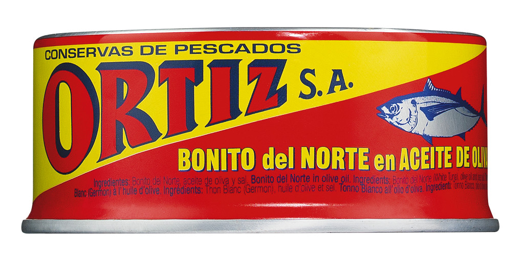 Bonito del Norte - witte tonijn, witvintonijn in olijfolie, blik, Ortiz - 250 g - Kan