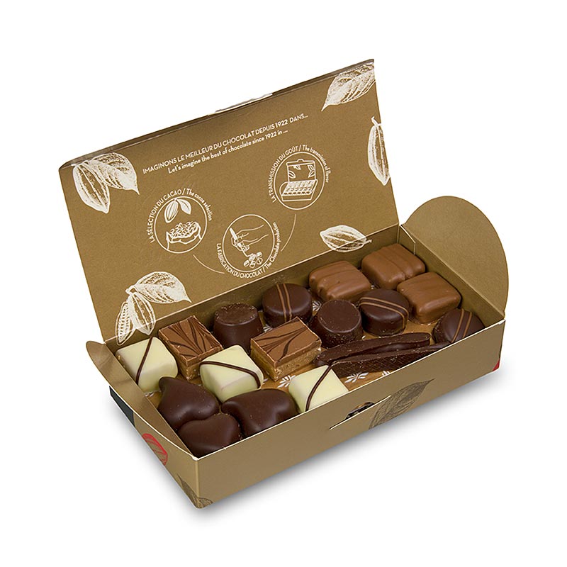 Valrhona Ballotin range, fine praline mix - 345 g, 37 pc - box