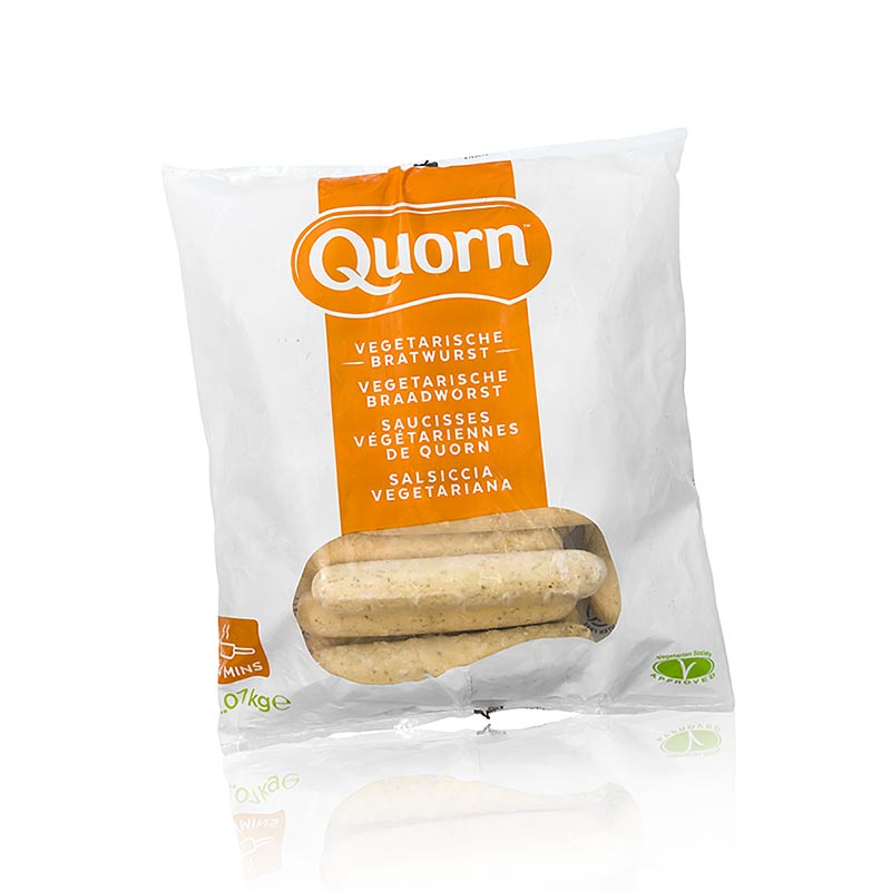 Quorn Bratwurst, vegetarisch, Mycoprotein - 2,07 kg, 23 x 90g - Beutel