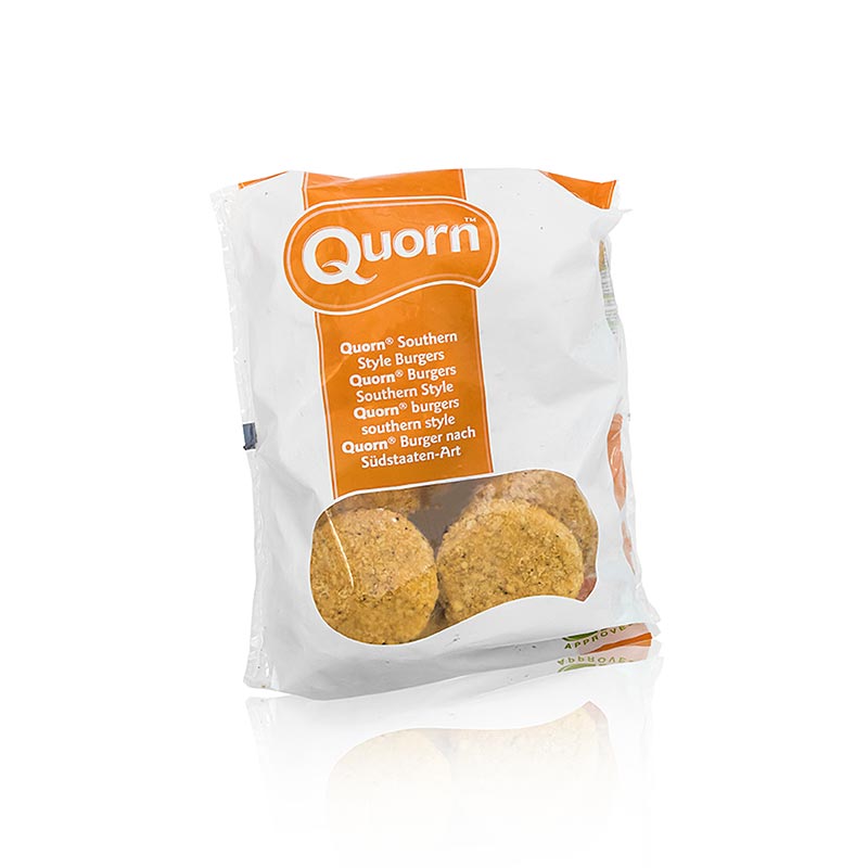 Quorn Southern Style Burger, vegetarisch, paniertes Mycoprotein - 1 kg, ca.16 Stück - Beutel