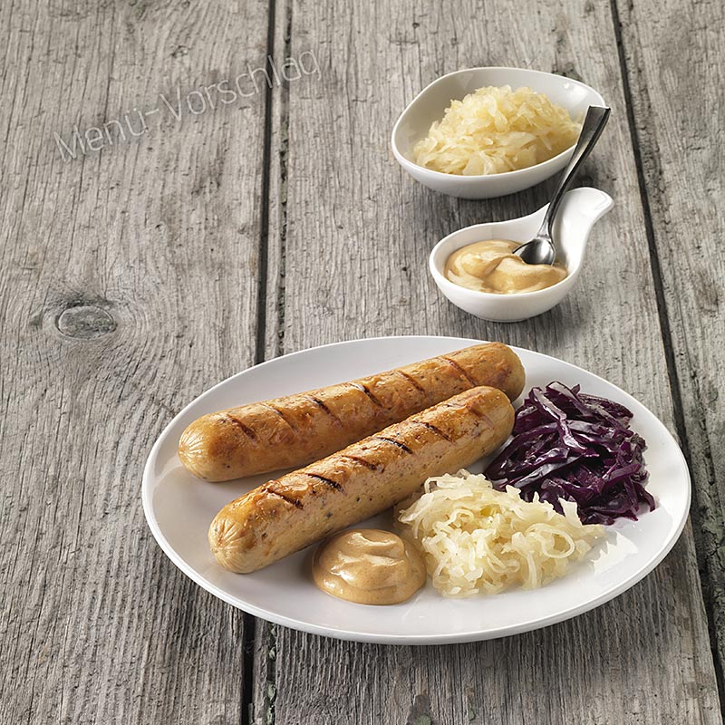 Quorn Bratwurst, vegetarisch, Mycoprotein - 2,07 kg, 23 x 90g - Beutel