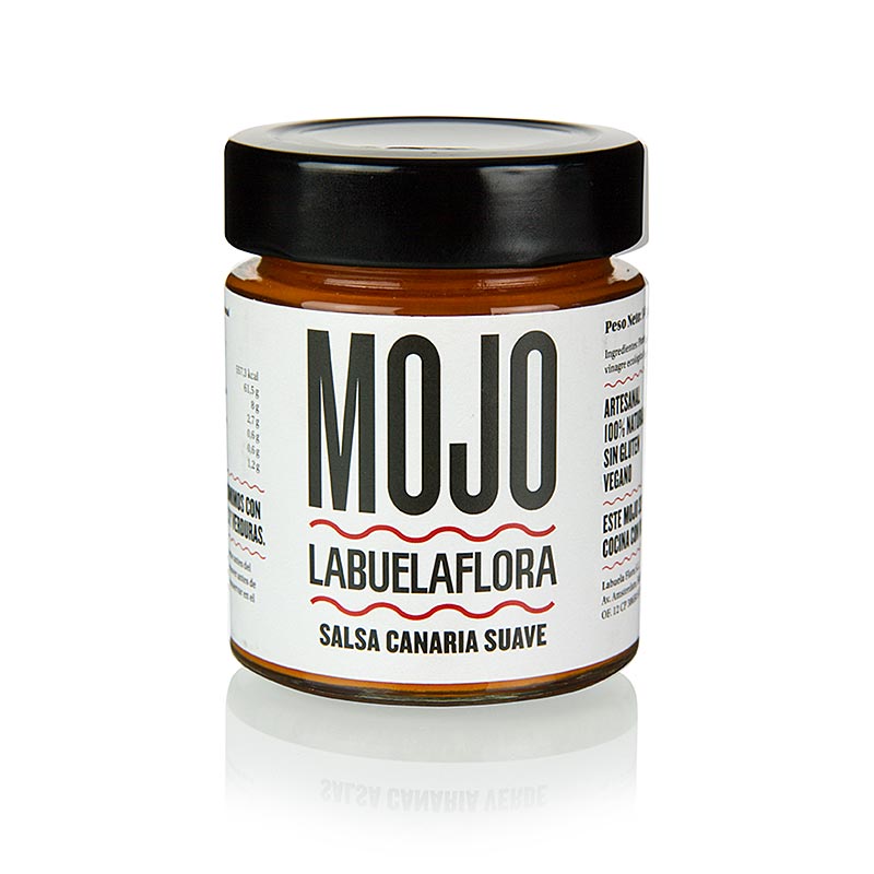 Mojo Rojo, kanarische rote Salsa, Labuelaflora - 140 g - Glas Mojo Rojo, kanarische rote Salsa, Labuelaflora - 140 g - Glas