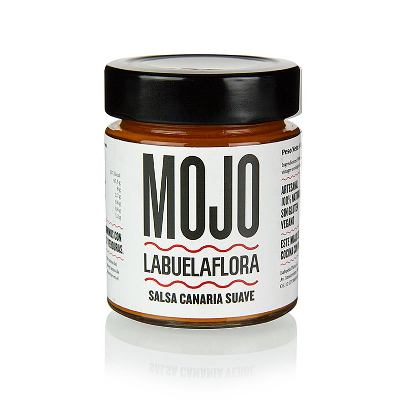 Mojo Rojo, Canarische rode salsa, Labuelaflora - 140 g - Glas