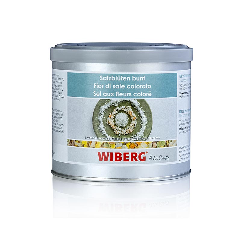 Fleurs de sel de Wiberg, colorées - 450 g - Boîte d`arôme