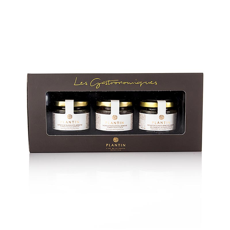 Truffle set 2 + truffle carpaccio 40g + truffle salsa 50g + truffle honey 50g - 190 g, 3 pc - box