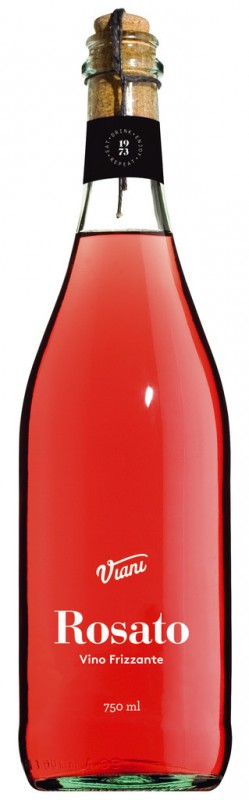 ROSATO - Vino Frizzante, rose wijn, Viani - 0,75 l - fles