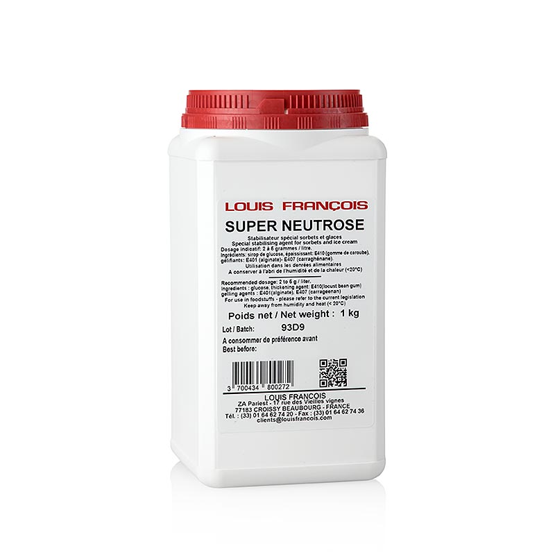 Super Neutrose, Verdickungs- und Geliermittel Louis Francois - 1 kg - Pe-dose