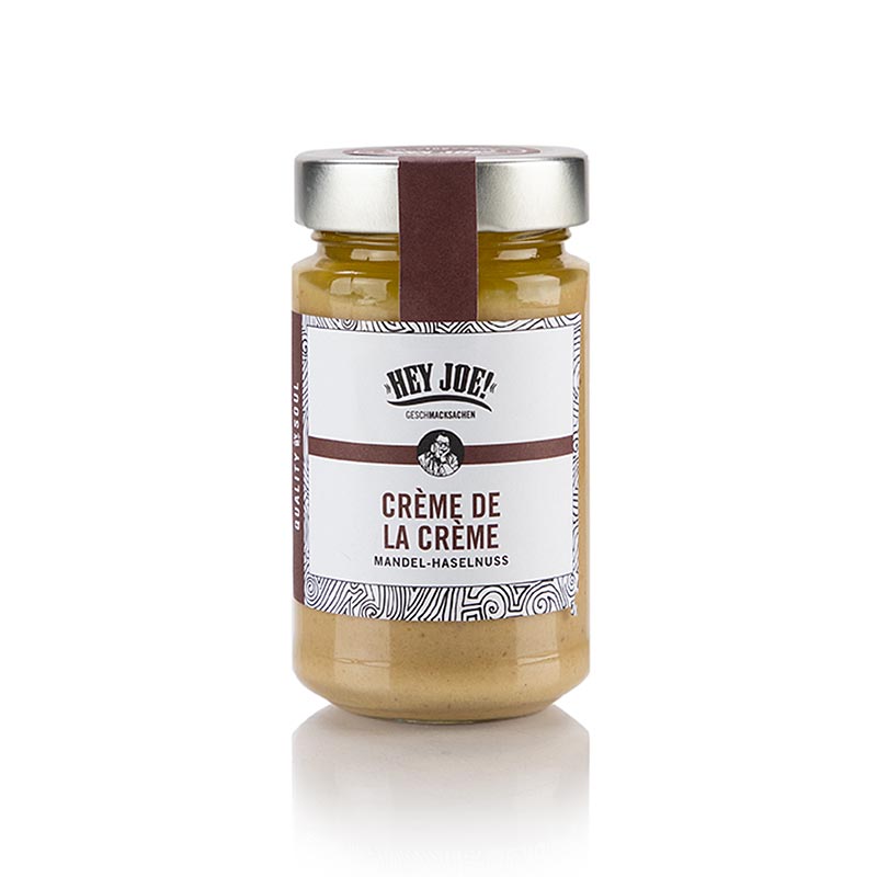 Creme de la Creme, Mandel Haselnuss Creme, Hey Joe - 250 g - Glas Creme de la Creme, Mandel Haselnuss Creme, Hey Joe - 250 g - Glas