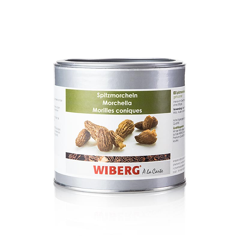 Wiberg pointed morels, dried, whole, handpicked - 55 g - Aroma box