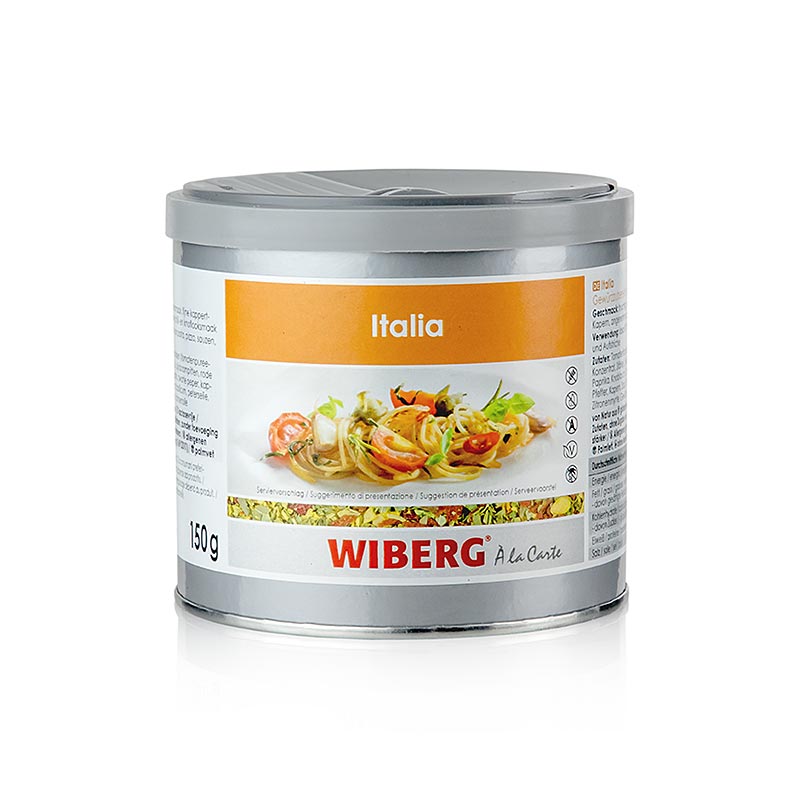 Wiberg Italia Style, krydderitilberedning, frugtig og krydret - 150 g - Aroma kasse
