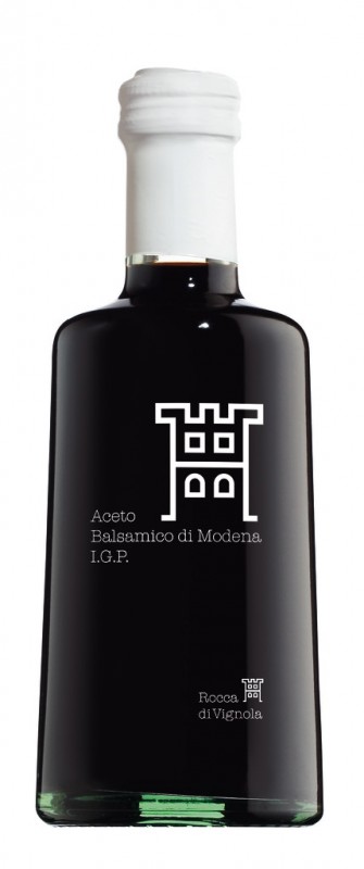 Balsamessig, 6 Monate gereift, Aceto Balsamico di Modena IGP- Premium 1.0, weiß, Rocca di Vignola - 250 ml - Flasche Balsamessig, 6 Monate gereift, Aceto Balsamico di Modena IGP- Premium 1.0, weiß, Rocca di Vignola - 250 ml - Flasche
