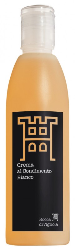 Creme aus weißem Balsamessig, Crema al Condimento bianco, Rocca di Vignola - 250 ml - Flasche