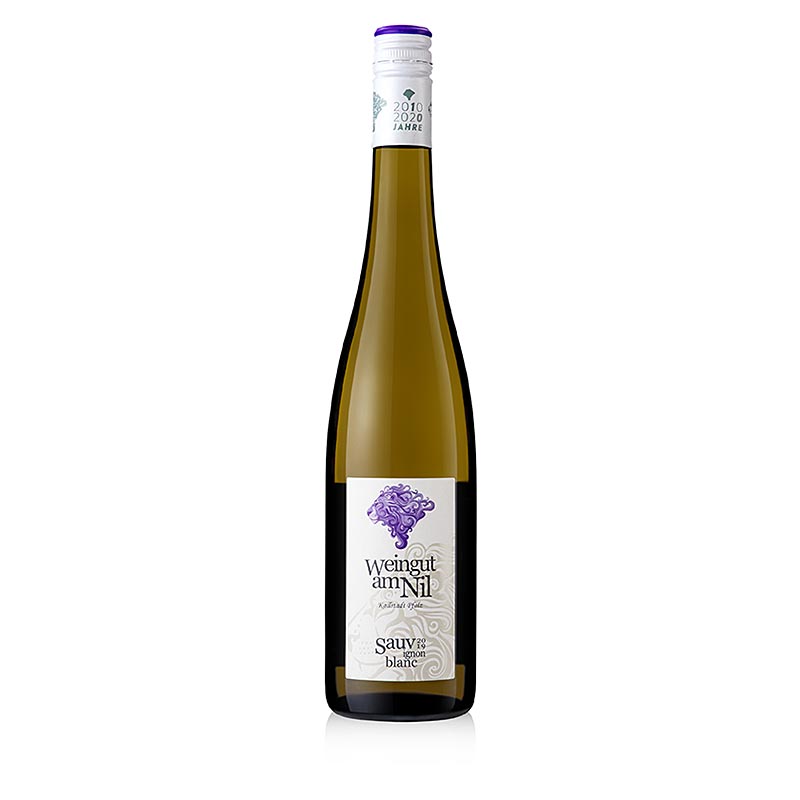2019er Sauvignon Blanc, trocken, 11,5%, Weingut am Nil - 750 ml - Flasche 2019er Sauvignon Blanc, trocken, 11,5%, Weingut am Nil - 750 ml - Flasche