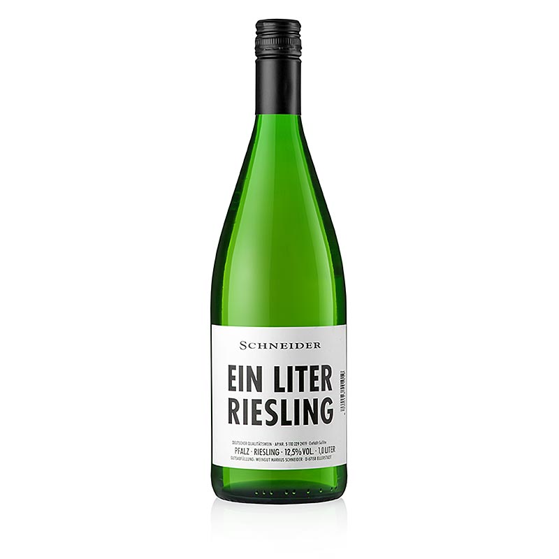 Schneider 2019 Riesling trocken Weißwein Pfalz - 1 l - Flasche Schneider 2019 Riesling trocken Weißwein Pfalz - 1 l - Flasche