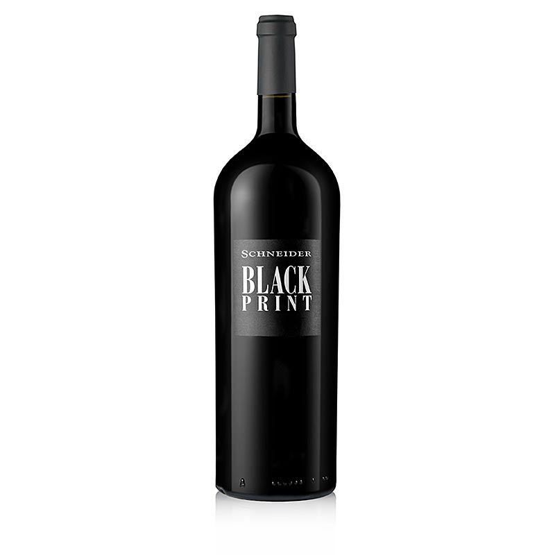 2018er Black Print, Cuvee, 14% vol., Magnum, Markus Schneider - 1,5 l - Flasche 2018er Black Print, Cuvee, 14% vol., Magnum, Markus Schneider - 1,5 l - Flasche