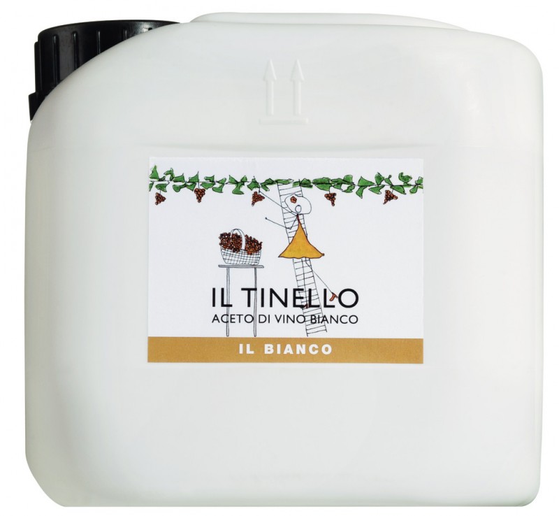 Aceto di vino bianco Il Tinello, tanica, Weißweinessig, Kanister, Il Borgo del Balsamico - 3.000 ml - Kanister Aceto di vino bianco Il Tinello, tanica, Weißweinessig, Kanister, Il Borgo del Balsamico - 3.000 ml - Kanister
