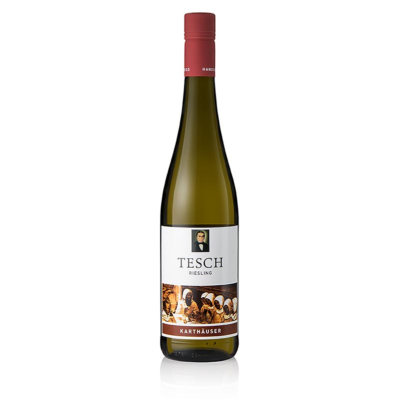 2018er Karthäuser, Riesling, trocken, 12,5% vol., Tesch (rostrote Kapsel) - 750 ml - Flasche 2018er Karthäuser, Riesling, trocken, 12,5% vol., Tesch (rostrote Kapsel) - 750 ml - Flasche