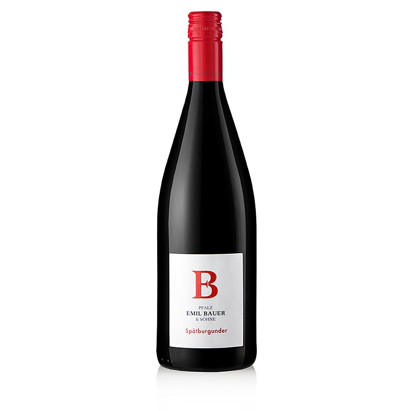 2018er Spätburgunder, trocken, 13,5% vol., Emil Bauer & Söhne - 1 l - Flasche 2018er Spätburgunder, trocken, 13,5% vol., Emil Bauer & Söhne - 1 l - Flasche